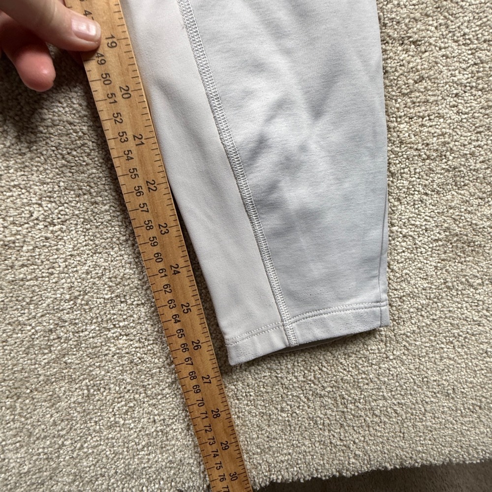 Athleta Peak Hybrid Fleece Tight Gray Leggings Small Petite 2168 - Picture 3 of 7